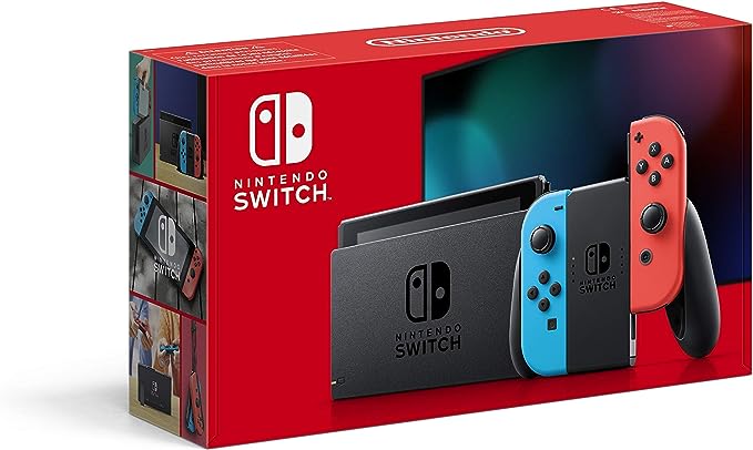 Console Nintendo Switch Neon Rouge et Bleu