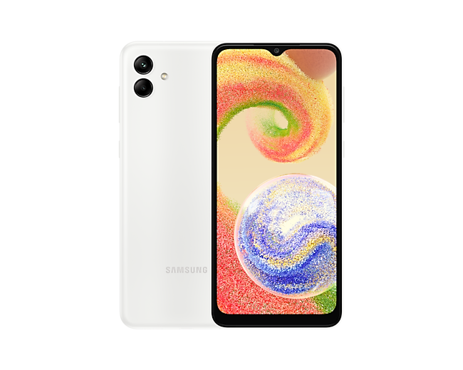 Smartphone Galaxy A04 4Go 64Go blanc - SM-A045FZWGMWD