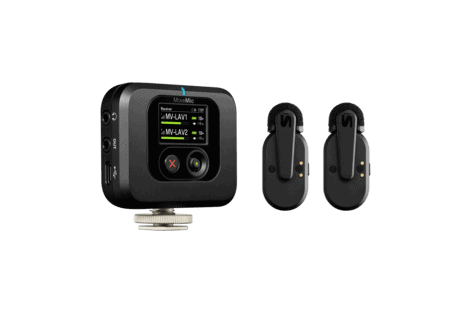 Système de micro-cravate sans fil deux canaux avec récepteur - MV-TWO-KIT-Z6