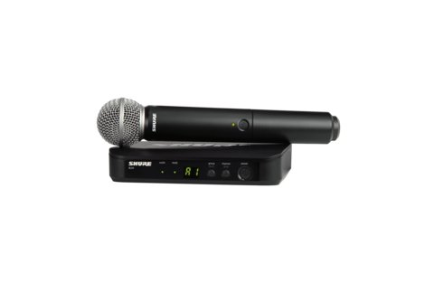 Shure BLX24E/SM58-H8E - Système Micro sans Fil avec Microphone Dynamique SM58