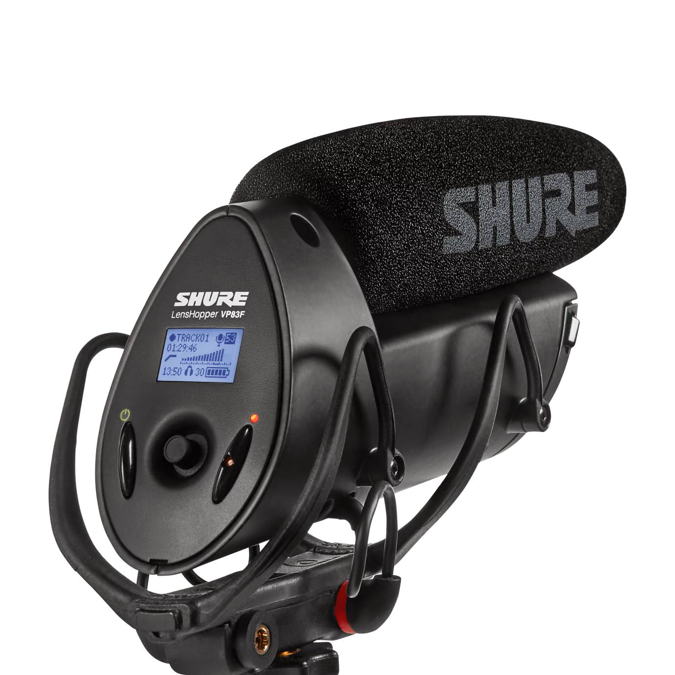 Shure Micro monté sur appareil photo avec enregistreur sur mémoire flash- VP83F Lenshopper