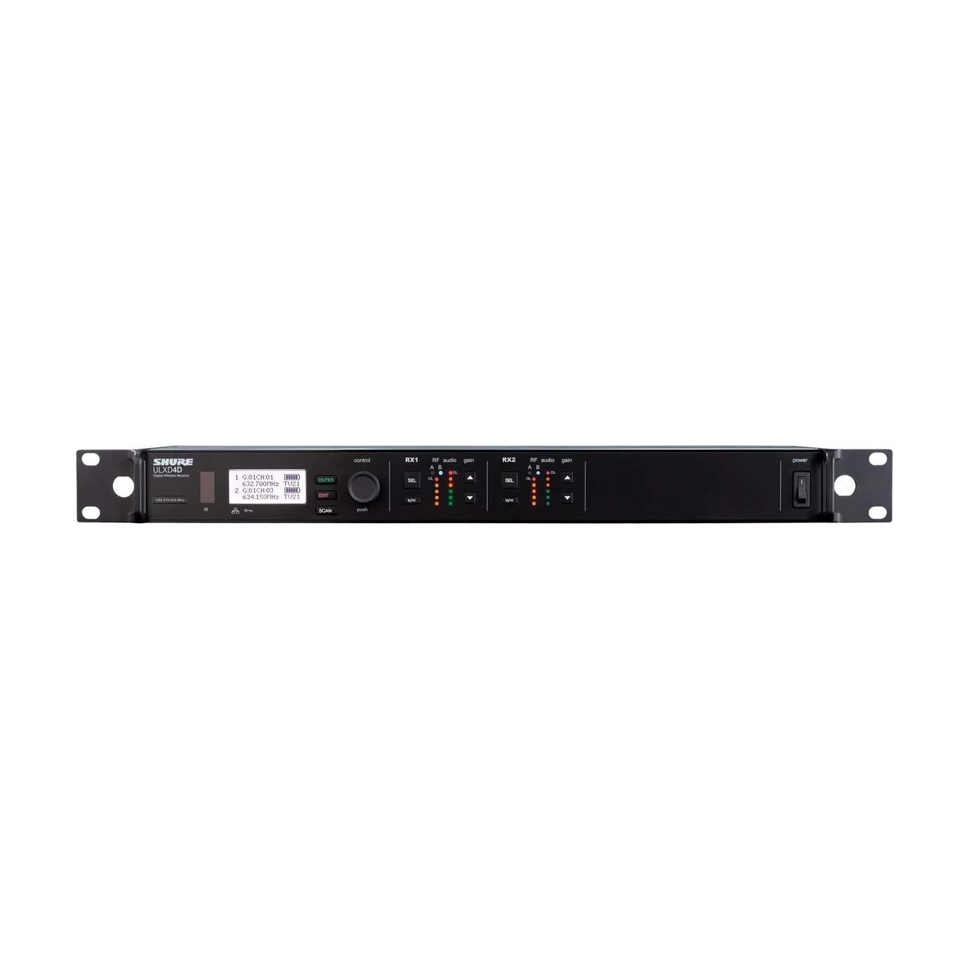 Récepteur Double Numérique Shure ULXD4D-H51