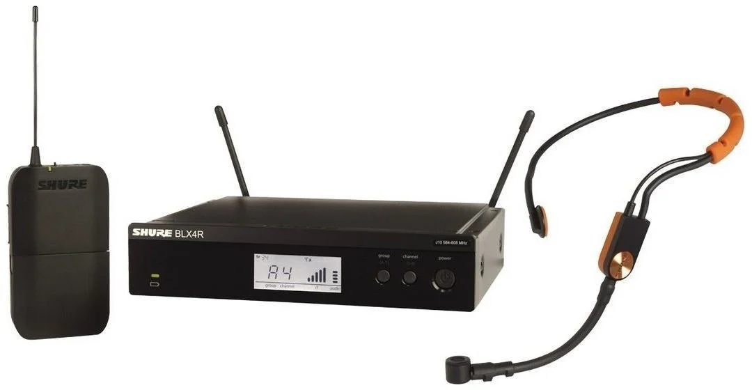 Shure BLX14RE/SM31-H8E - Système sans fil rackable pour fitness avec micro serre-tête SM31FH