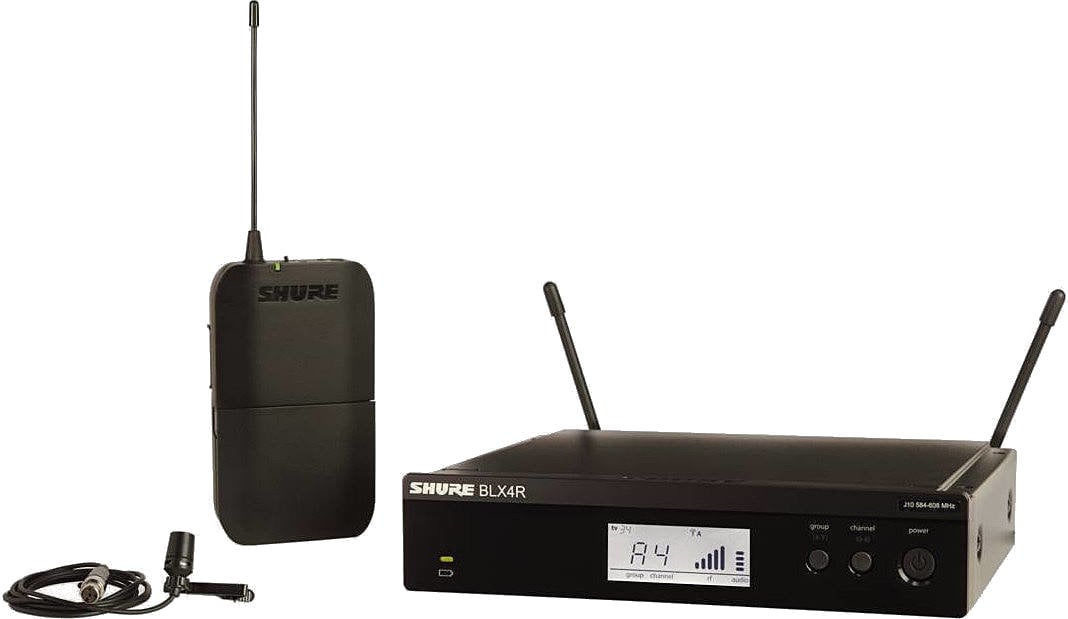 Shure BLX14RE/CVL-H8E - Système sans fil Rackable pour présentateur avec micro cravate CVL
