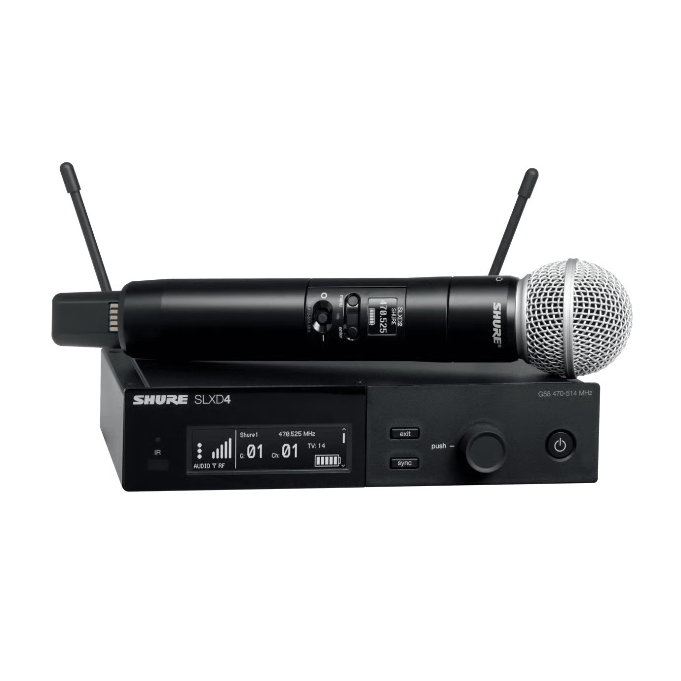 Shure SLXD24E/SM58-G59 – Système sans fil professionnel avec micro main SM58