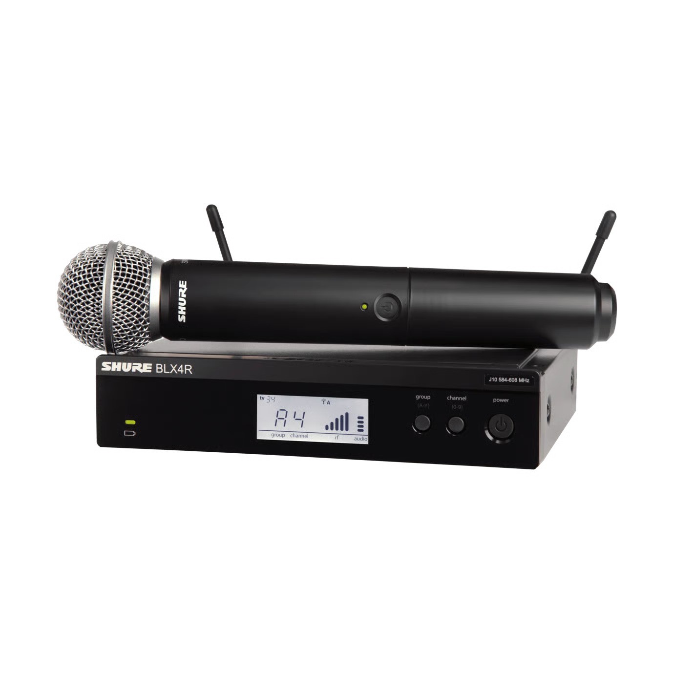 Shure BLX24RE/SM58 – Système sans fil UHF rackable avec micro main SM58