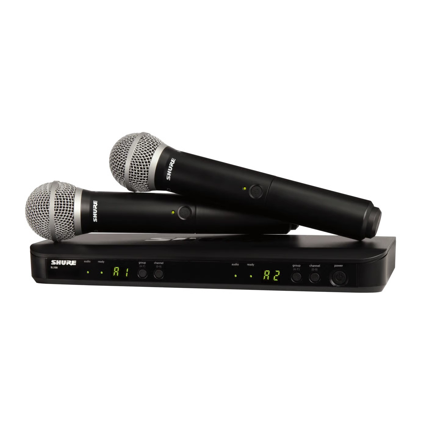 Shure BLX288E/PG58-H8E – Système sans fil double avec deux micros main PG58