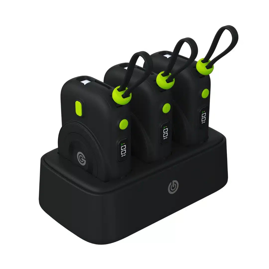 Goui Station X3 – Station de charge sans fil 3-en-1 – Charge rapide 15 W – Design compact et élégant