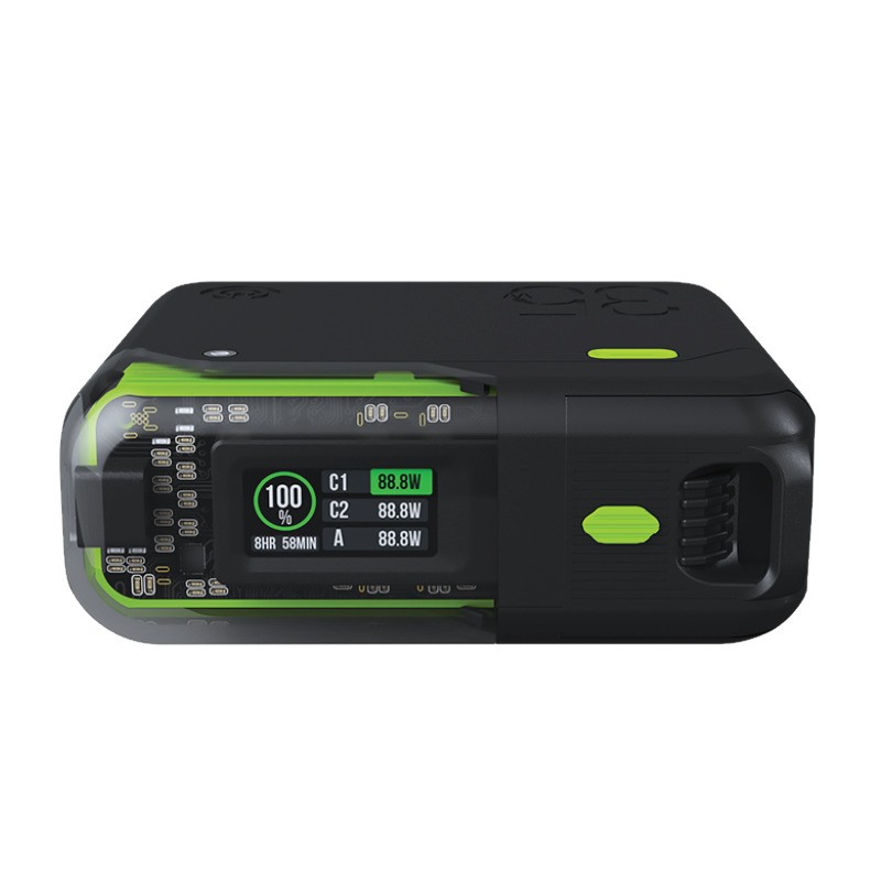 Goui TITAN 35 : Batterie Externe 10 000 mAh 35 W avec Charge Sans Fil Qi 15 W