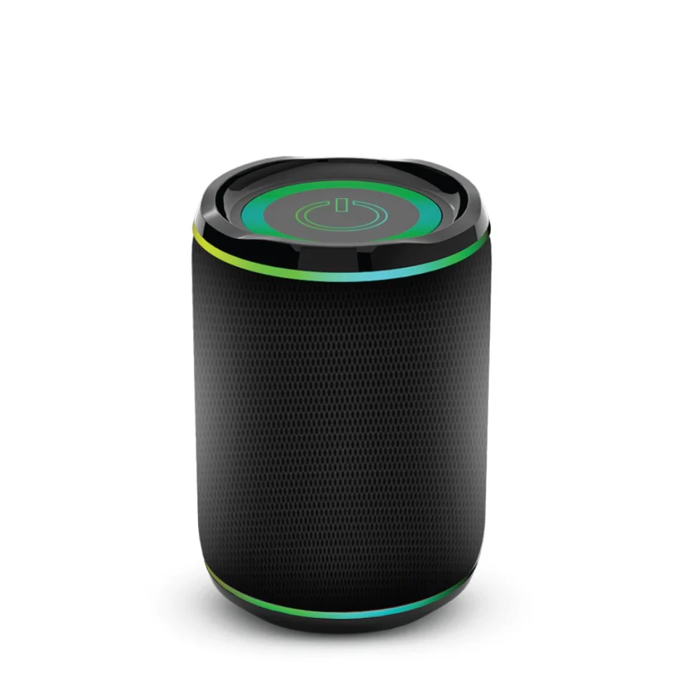 Goui Neon.16 : Enceinte Portable Bluetooth 16 W (2x8W) avec Éclairage LED Dynamique, Son Puissant et Résistance IPX6