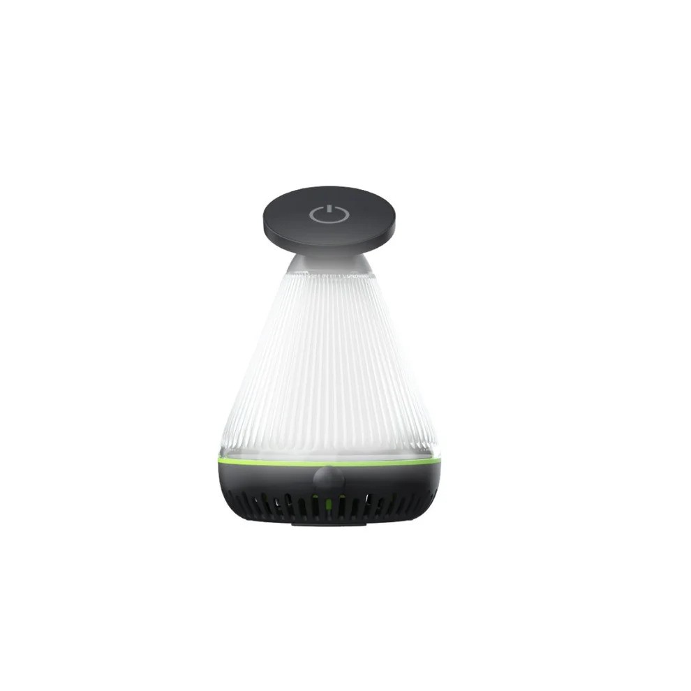 Goui Lantern : Chargeur Sans Fil 3-en-1 avec Lampe LED d'Ambiance, Haut-Parleur Bluetooth et Design Portable