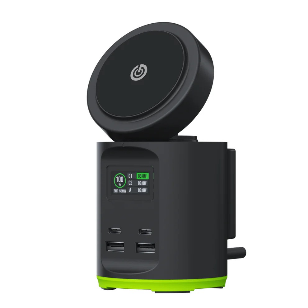 Goui Boost 65 : Station de Charge de Bureau 65 W Multi-Ports avec USB-C Power Delivery pour Ordinateurs Portables