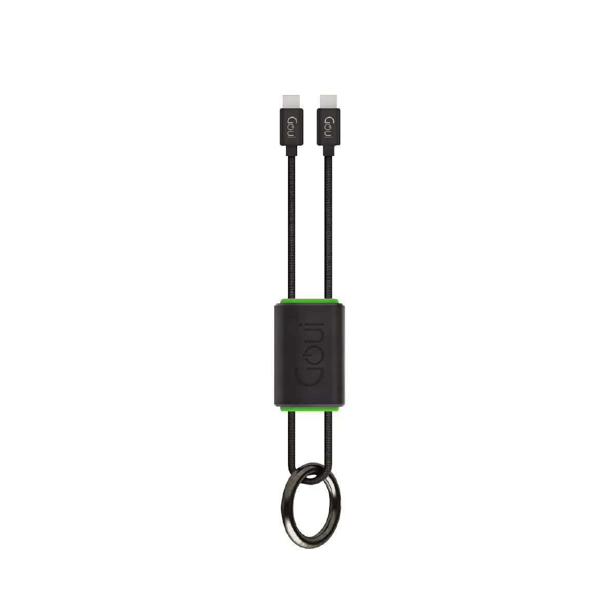 Goui LOCK : Câble USB-C vers USB-C 60 W Key Chain pour Livraison d'énergie Ultra-Portable