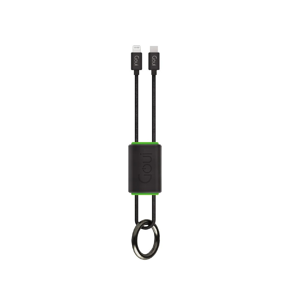 Goui LOCK : Câble Lightning vers USB-C Porte-Clés pour Charge Rapide iPhone
