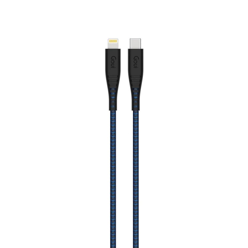 Goui FLEX : Câble USB-C vers Lightning (PD-C94) 2 Mètres Certifié MFi pour Charge Rapide Apple