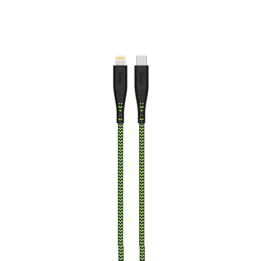 Goui FLEX : Câble USB-C vers Lightning (PD-C94) 3 Mètres Certifié MFi pour Charge Rapide