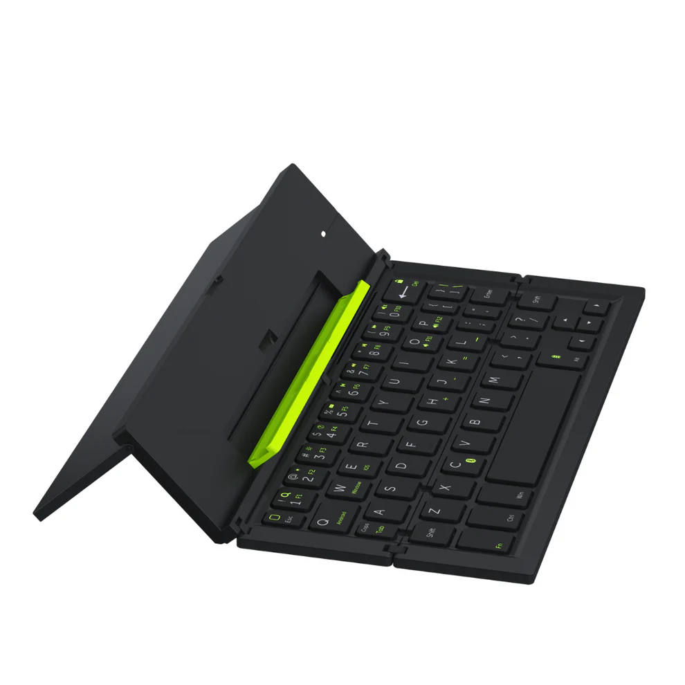 Goui Clavier pliable : Clavier QWERTY Pliable Bluetooth Bilingue (Arabe/Anglais) avec Rétroéclairage LED