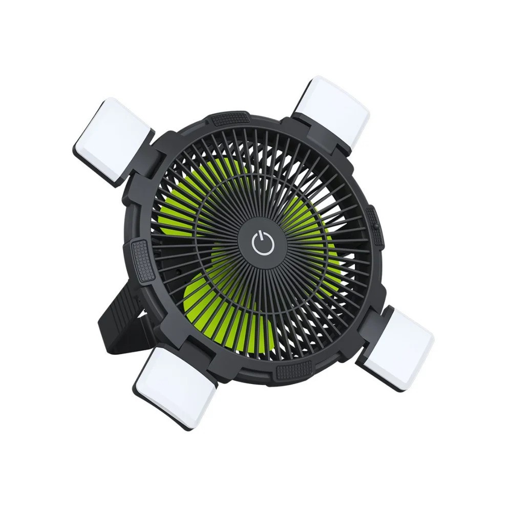 Goui FLOW : Ventilateur Multifonctionnel Portable avec Lampe LED d'Ambiance et Batterie Rechargeable