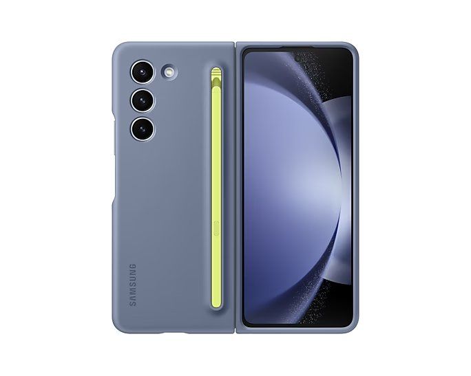 Coque avec S Pen intégré pour Galaxy Z Fold5 - Icy Blue - Image 1