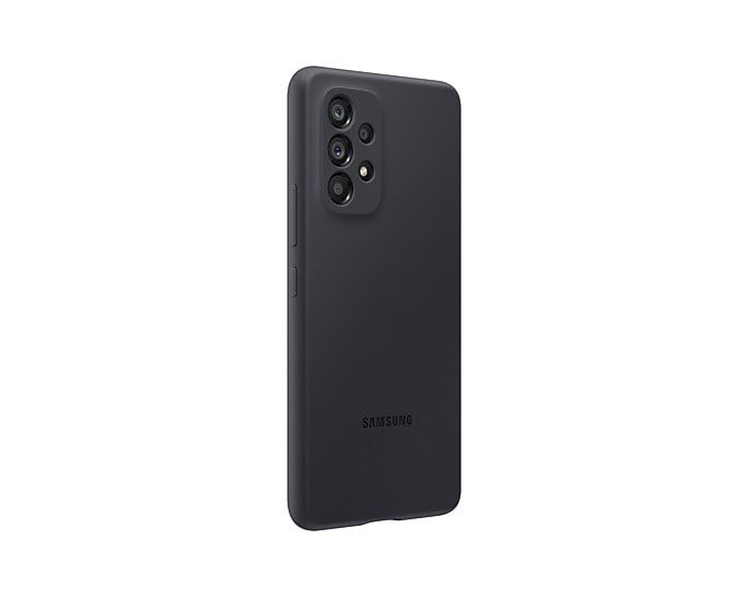 Coque en silicone Galaxy A53 5G - Noir - Image 4