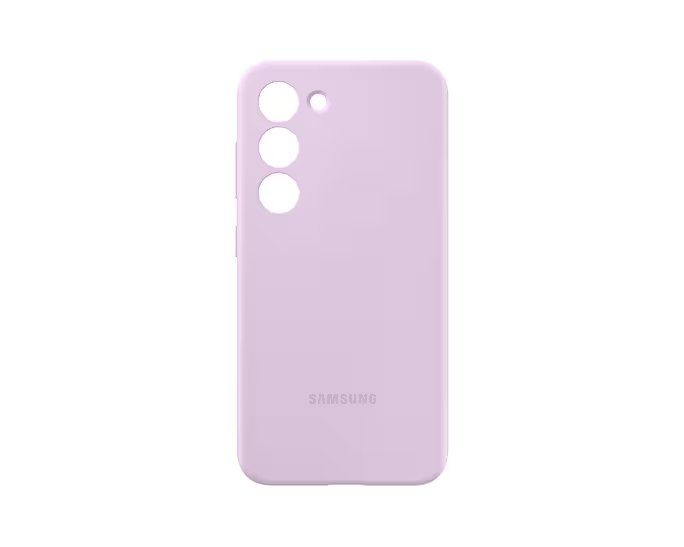 Coque en silicone pour Galaxy S23 - Lavande