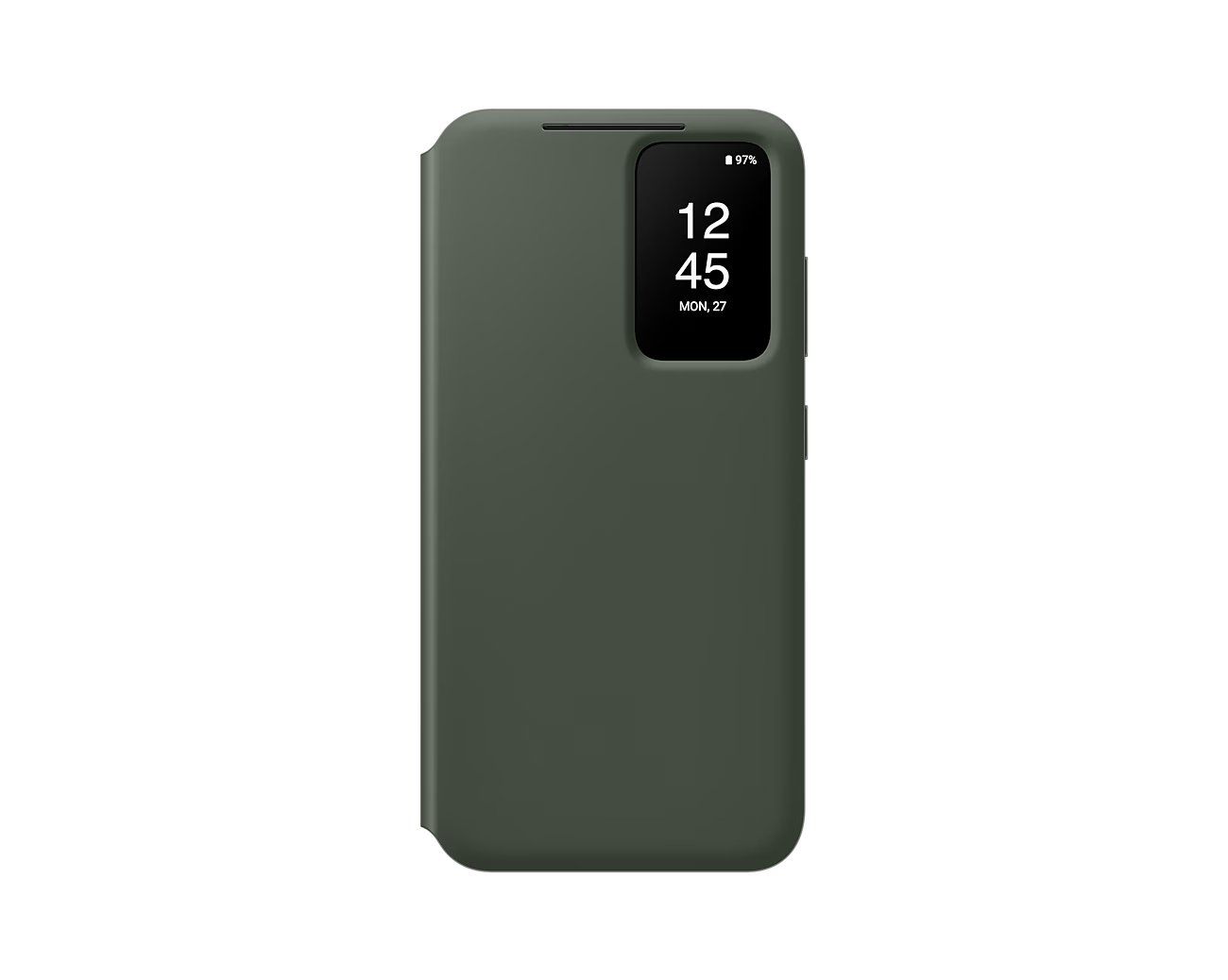 Etui Clear View avec porte-carte pour Galaxy S23 - Kaki