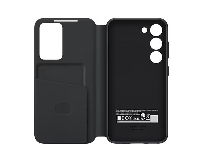 Etui Clear View avec porte-carte pour Galaxy S23+ - Noir - Image 2
