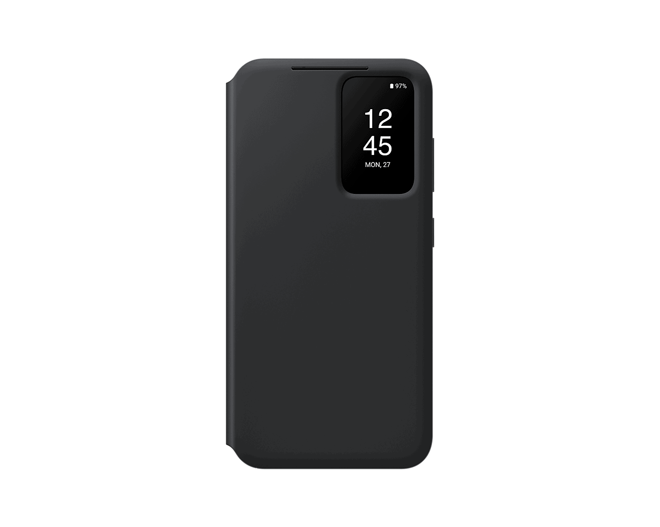 Etui Clear View avec porte-carte pour Galaxy S23 - Noir
