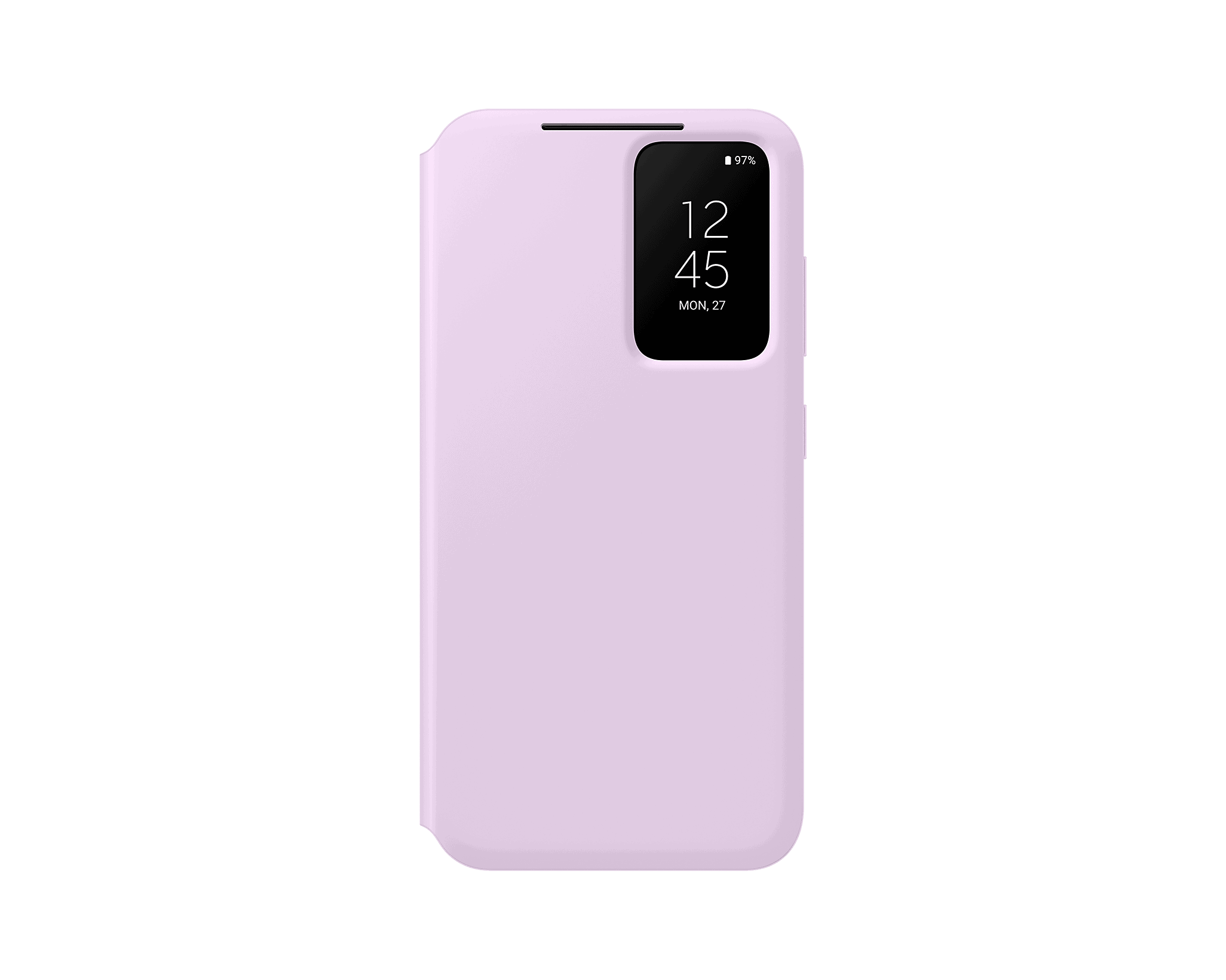Etui Clear View avec porte-carte pour Galaxy S23 - Lavande