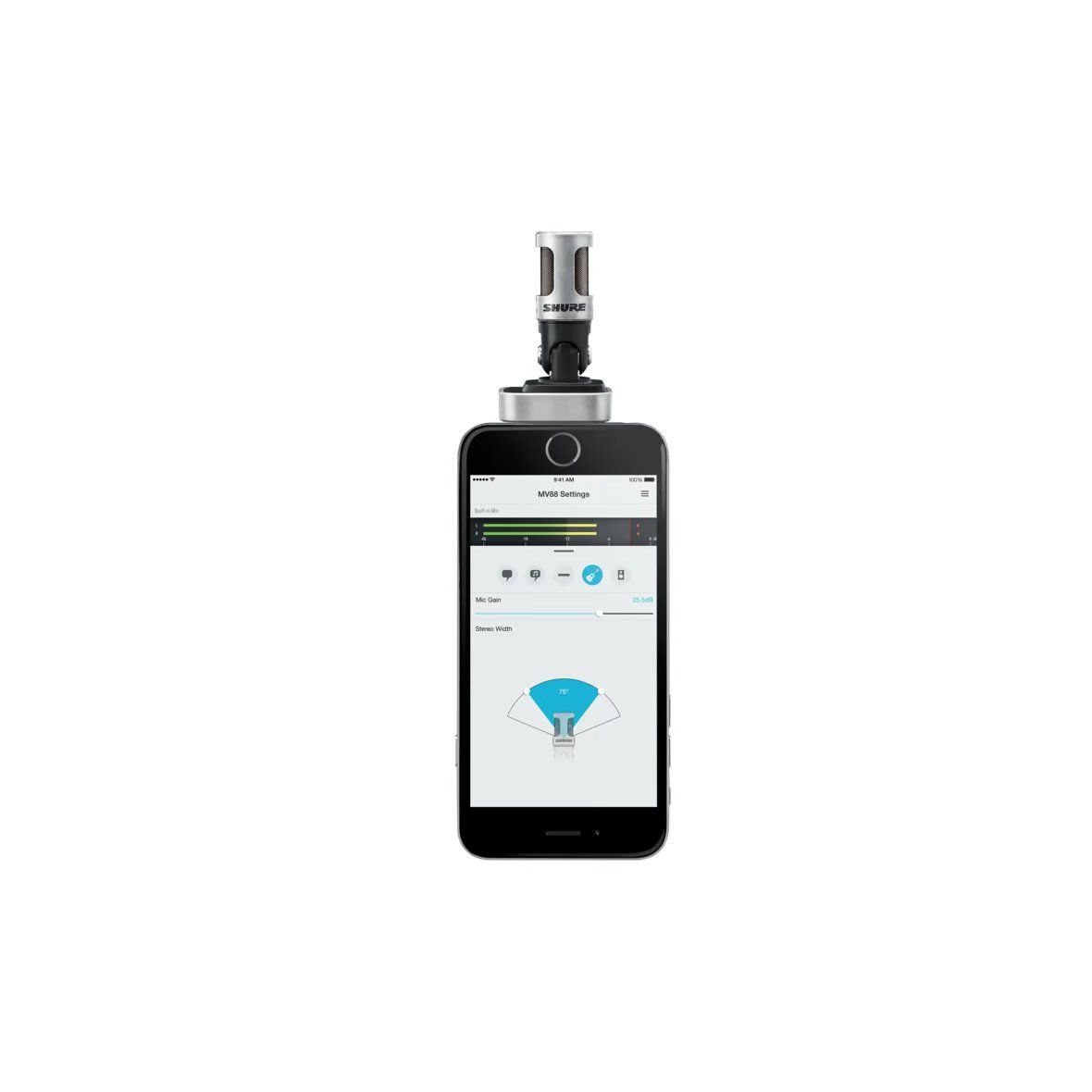 Microphone électrostatique stéréo M/S pour iOS MV88/A - Image 2