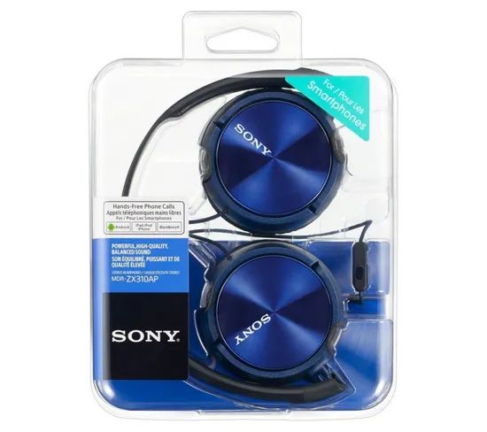 Casque Filaire SONY Bleu - MDR-ZX310APL - Image 3