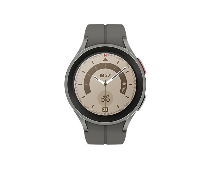 Montre connectée Galaxy Watch5 Pro Bluetooth (45mm) Gris titane - SM-R920NZTAMEA - Image 2