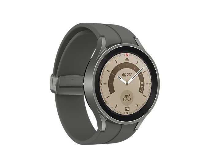 Montre connectée Galaxy Watch5 Pro Bluetooth (45mm) Gris titane - SM-R920NZTAMEA - Image 3