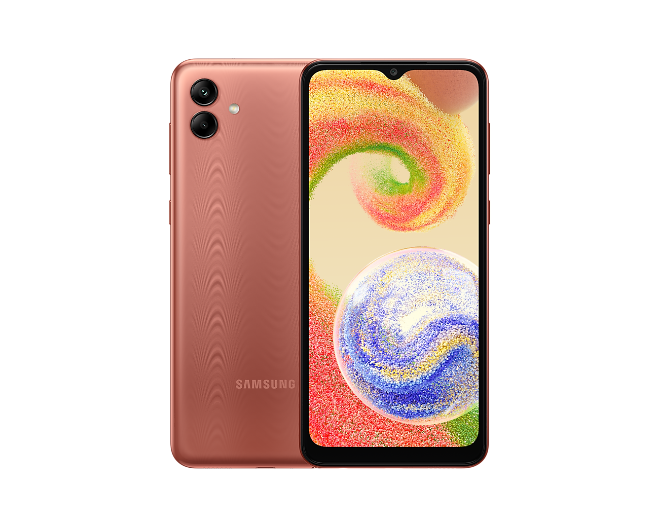 Smartphone Galaxy A04 4Go 64Go orange copper - SM-A045FZCGMWD - Image 1