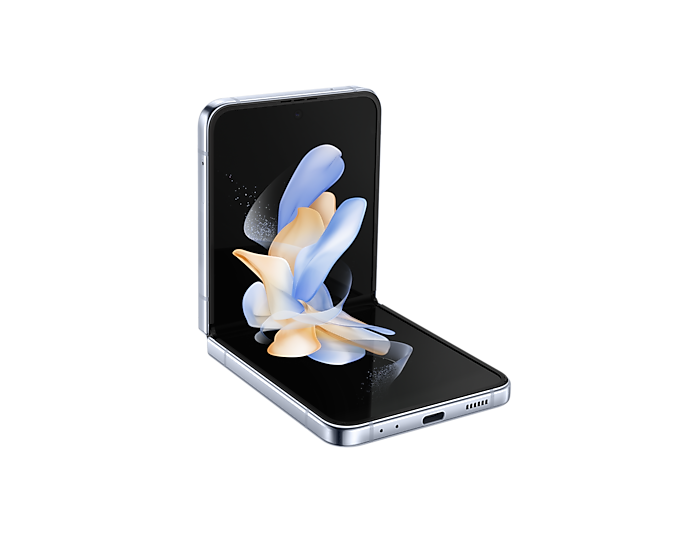 Smartphone Galaxy Z Flip4 bleu - SM-F721BLBEMWD - Image 2