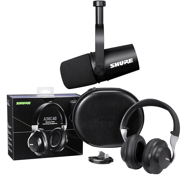 Pack Micro pour Podcast MV7X + Casque AONIC 40 - Image 1