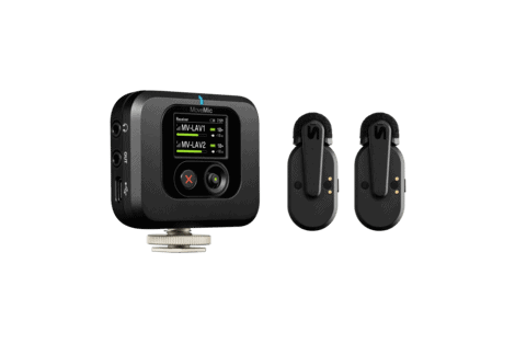 Système de micro-cravate sans fil deux canaux avec récepteur - MV-TWO-KIT-Z6