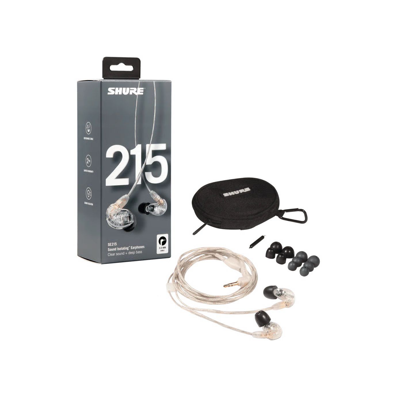 Écouteurs professionnels Sound Isolating™ SE215 - clear - Image 3