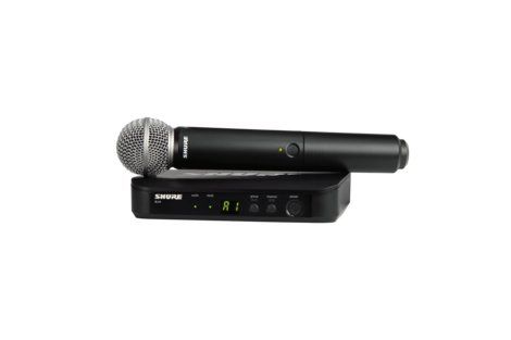 Shure BLX24E/SM58-H8E - Système Micro sans Fil avec Microphone Dynamique SM58