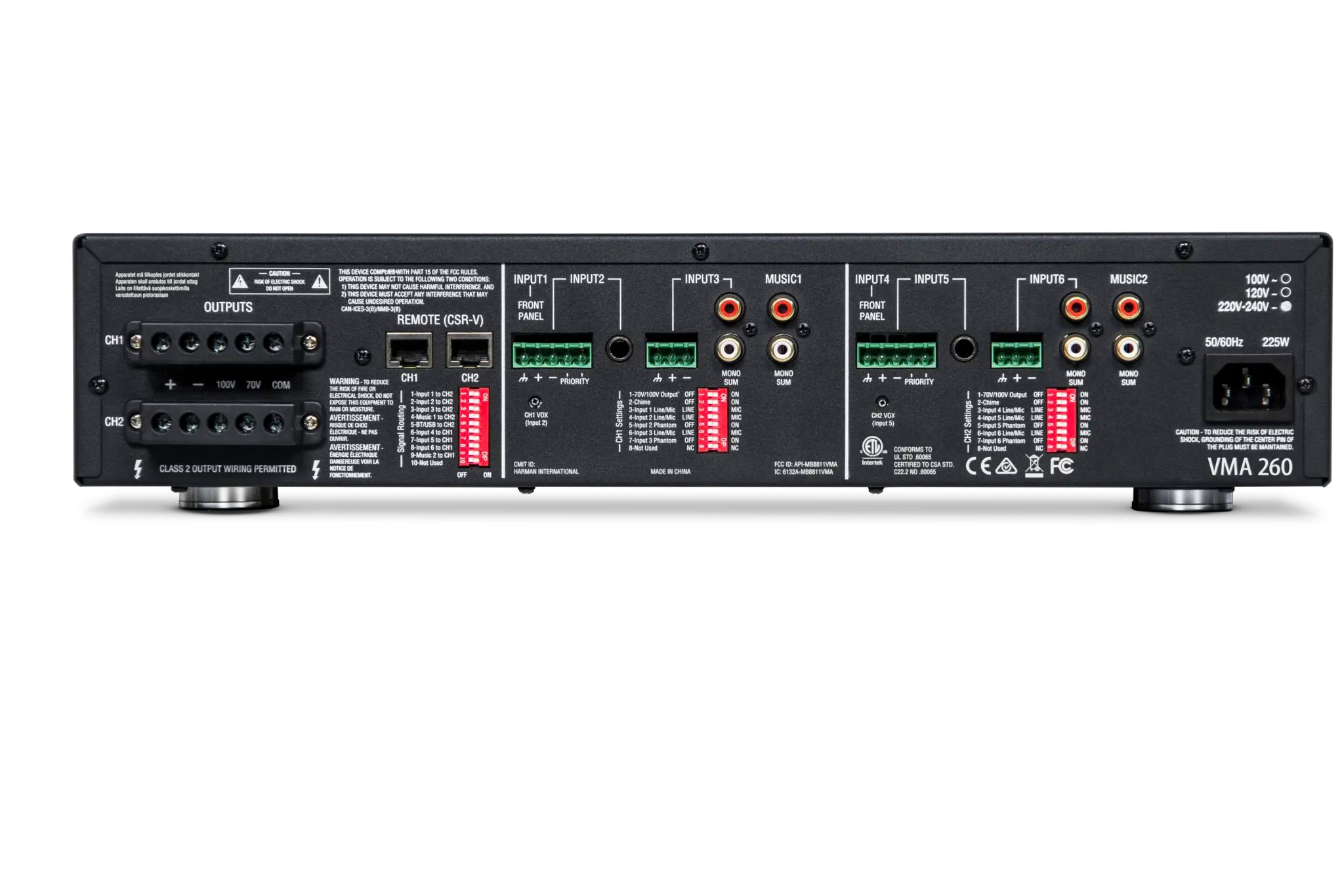 Amplificateur-Mixeur Commercial JBL NVMA2120-34 - Image 2
