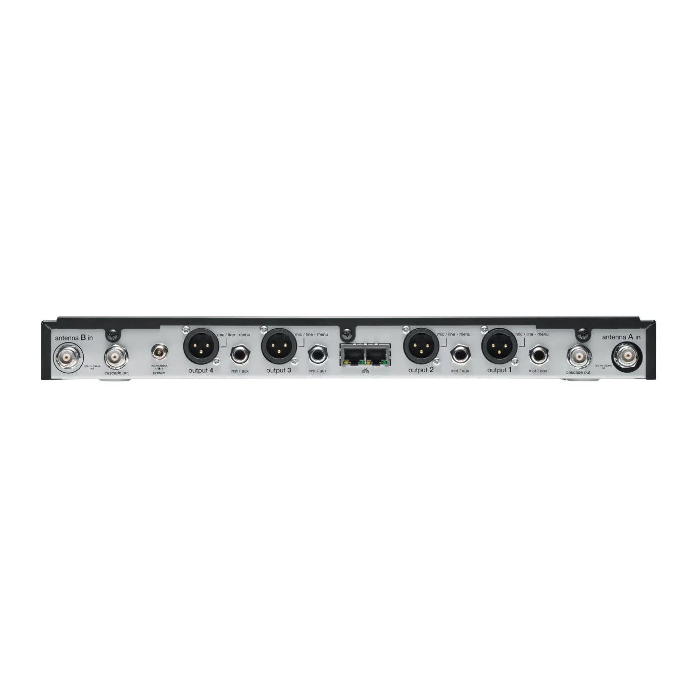 Récepteur numérique Sans Fil 4 canaux Shure SLXD4Q+E=-G65 - Image 2
