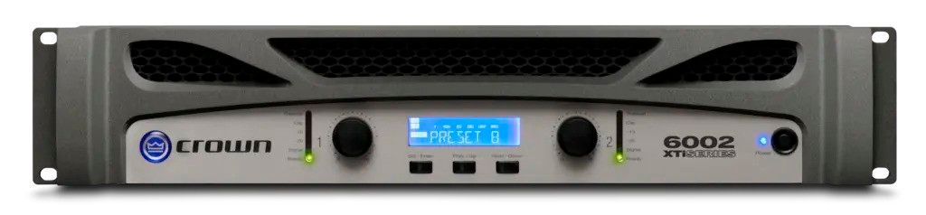 Crown XTi 6002 – Amplificateur de puissance professionnel 2 canaux avec DSP intégré, 6000W
