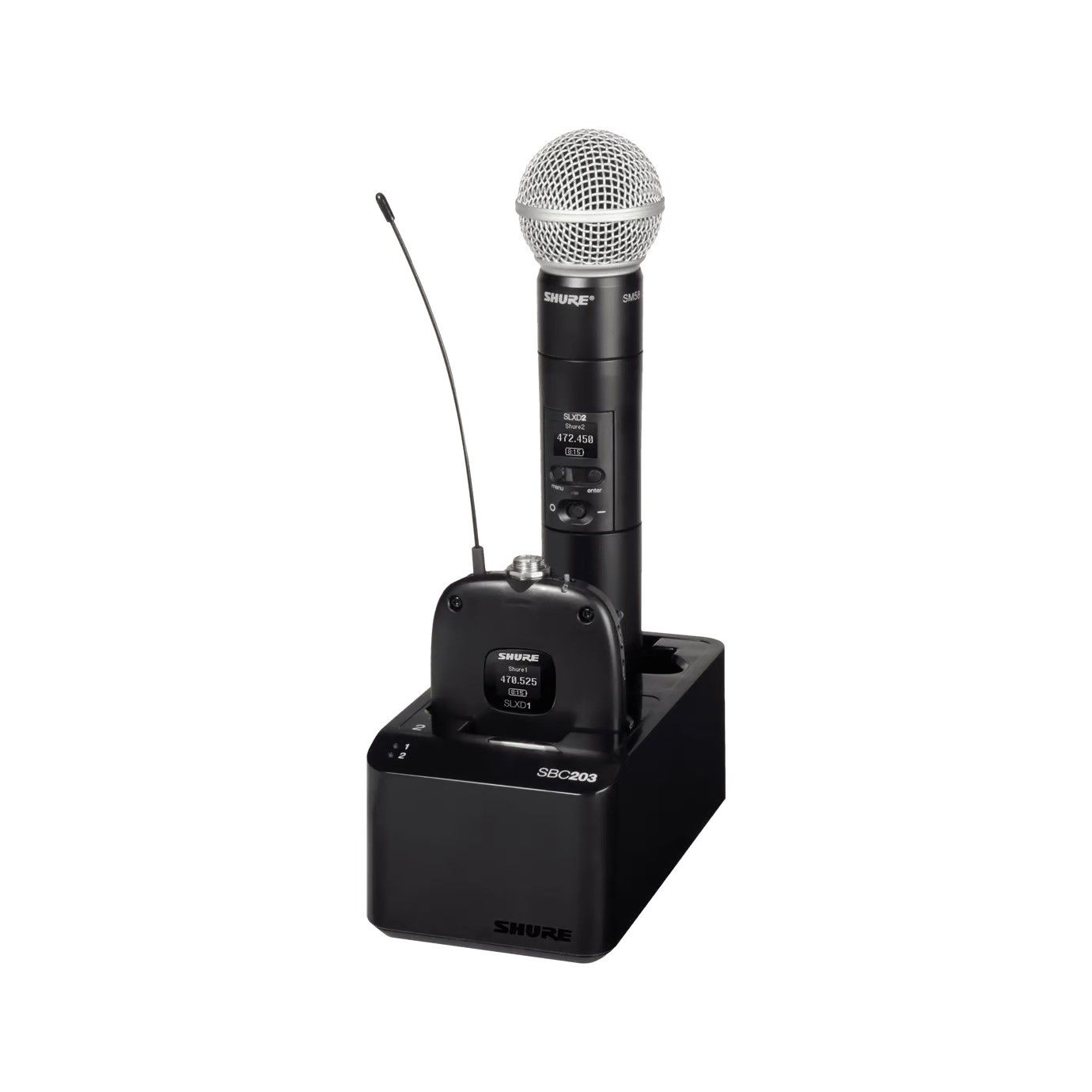 Shure SBC302 – Station de recharge double baie pour batteries SB903 - Image 2