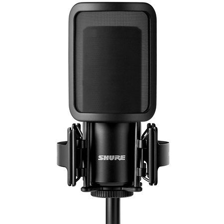 Shure SM4-K-KIT – Microphone de studio à condensateur avec suspension antichoc et étui de transport - Image 2