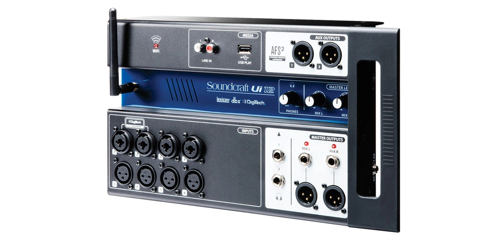 Soundcraft Ui12 – Table de mixage numérique 12 canaux avec contrôle sans fil - Image 1