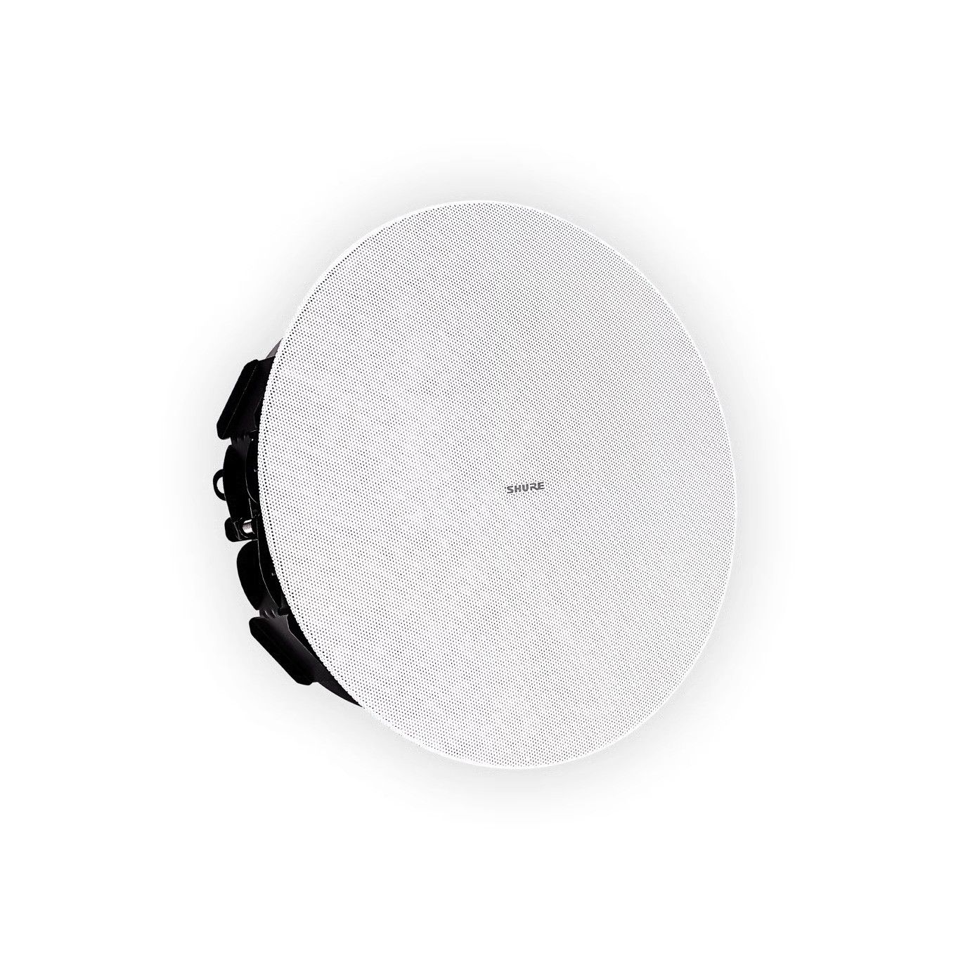 Shure MXN5W-C – Enceinte réseau PoE+ encastrable au plafond avec connectivité Dante/AES67 - Image 1