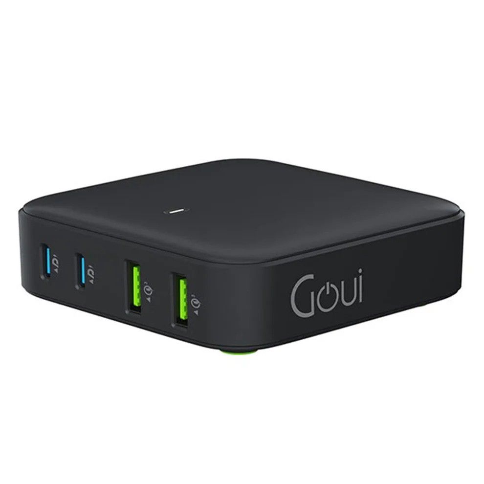 Goui GaN 100 W Desktop Charger : Station de Charge 4 Ports avec Livraison d'énergie 100 W pour Ordinateurs Portables - Image 1